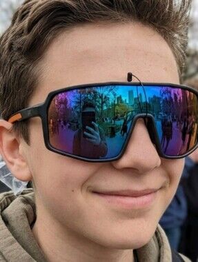 Orange Sport Shield Kids Sunglasses Boys Girls Sport Sun Glasses Uv Lens